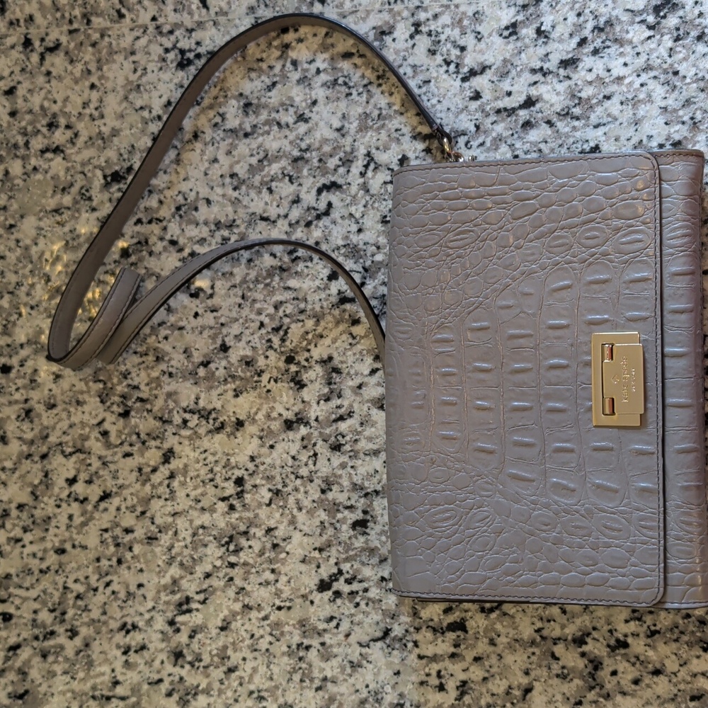 Kate Spade Crocodile Leather Crossbody Bag Purse